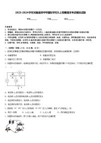 2023-2024学年河南省郑中学国际学校九上物理期末考试模拟试题含答案