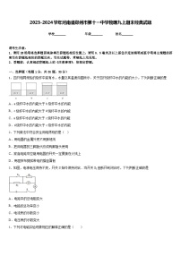 2023-2024学年河南省郑州市第十一中学物理九上期末经典试题含答案