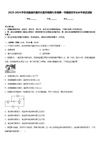 2023-2024学年河南省许昌市长葛市物理九年级第一学期期末学业水平测试试题含答案