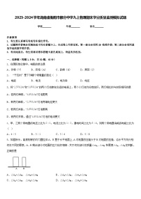 2023-2024学年湖南省衡阳市部分中学九上物理期末学业质量监测模拟试题含答案