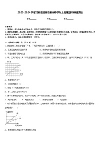 2023-2024学年甘肃省酒泉市肃州中学九上物理期末调研试题含答案