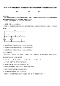 2023-2024学年福建省厦门市集美区杏东中学九年级物理第一学期期末综合测试试题含答案