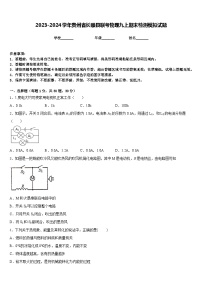 2023-2024学年贵州省长顺县联考物理九上期末检测模拟试题含答案