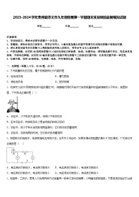 2023-2024学年贵州省遵义市九年级物理第一学期期末质量跟踪监视模拟试题含答案