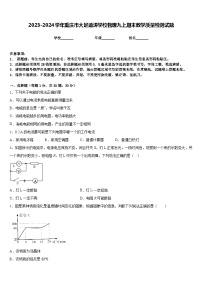 2023-2024学年重庆市大足迪涛学校物理九上期末教学质量检测试题含答案