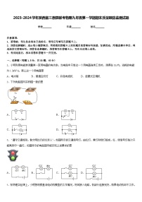 2023-2024学年陕西省三原县联考物理九年级第一学期期末质量跟踪监视试题含答案