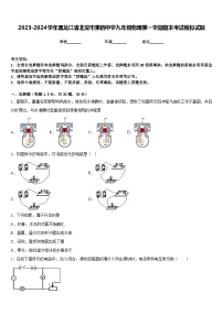 2023-2024学年黑龙江省北安市第四中学九年级物理第一学期期末考试模拟试题含答案