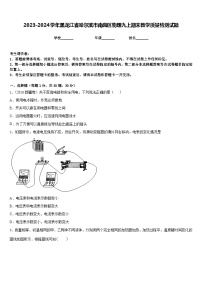 2023-2024学年黑龙江省哈尔滨市南岗区物理九上期末教学质量检测试题含答案