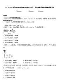 2023-2024学年陕西省西安高新逸翠园学校九上物理期末质量跟踪监视模拟试题含答案