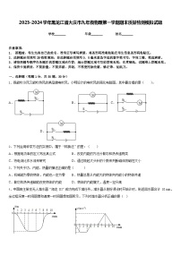 2023-2024学年黑龙江省大庆市九年级物理第一学期期末质量检测模拟试题含答案