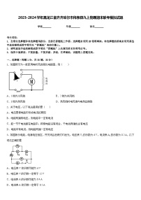 2023-2024学年黑龙江省齐齐哈尔市拜泉县九上物理期末联考模拟试题含答案