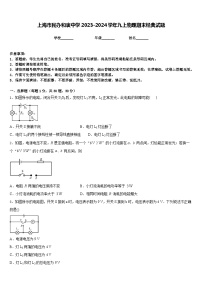 上海市民办和衷中学2023-2024学年九上物理期末经典试题含答案