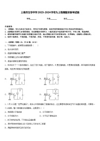 上海市玉华中学2023-2024学年九上物理期末联考试题含答案