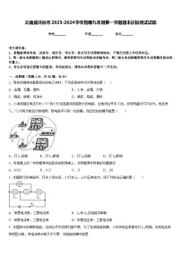 云南省开远市2023-2024学年物理九年级第一学期期末达标测试试题含答案