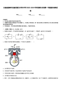 云南省曲靖市沾益区播乐乡罗木中学2023-2024学年物理九年级第一学期期末调研试题含答案