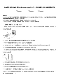 云南省普洱市思茅区第四中学2023-2024学年九上物理期末学业质量监测模拟试题含答案