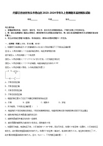 内蒙古自治区包头市青山区2023-2024学年九上物理期末监测模拟试题含答案