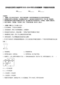 吉林省东北师范大附属中学2023-2024学年九年级物理第一学期期末预测试题含答案