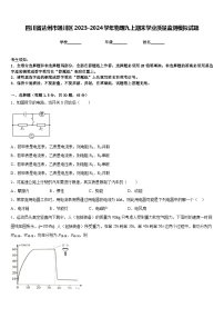 四川省达州市通川区2023-2024学年物理九上期末学业质量监测模拟试题含答案