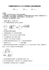 宁夏固原市西吉县2023-2024学年物理九上期末检测模拟试题含答案