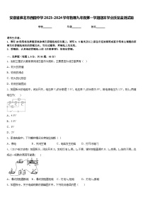 安徽省淮北市西园中学2023-2024学年物理九年级第一学期期末学业质量监测试题含答案