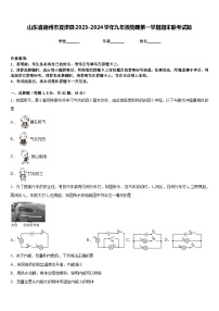 山东省德州市夏津县2023-2024学年九年级物理第一学期期末联考试题含答案