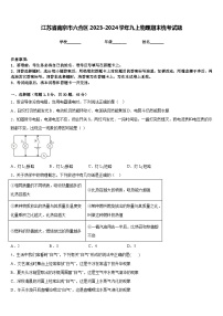 江苏省南京市六合区2023-2024学年九上物理期末统考试题含答案