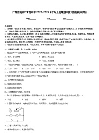 江苏省南京市求真中学2023-2024学年九上物理期末复习检测模拟试题含答案