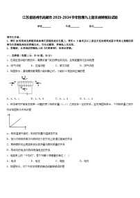 江苏省扬州市高邮市2023-2024学年物理九上期末调研模拟试题含答案