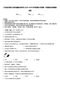 江苏省无锡市江阴市南闸实验学校2023-2024学年物理九年级第一学期期末经典模拟试题含答案