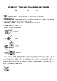 江苏省泰州白马中学2023-2024学年九上物理期末质量检测模拟试题含答案