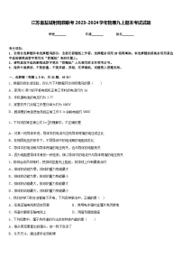 江苏省盐城射阳县联考2023-2024学年物理九上期末考试试题含答案