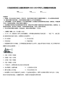 江苏省苏州苏州工业园区四校联考2023-2024学年九上物理期末经典试题含答案