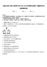 江西省上饶市广信区广信区第七中学2023-2024学年物理九年级第一学期期末学业质量监测模拟试题含答案