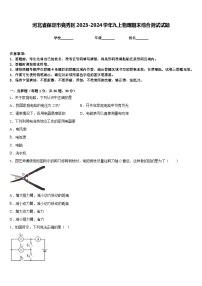 河北省保定市竞秀区2023-2024学年九上物理期末综合测试试题含答案