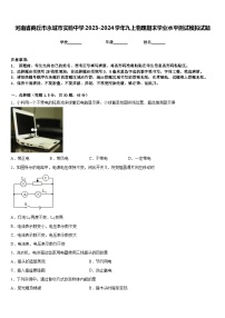 河南省商丘市永城市实验中学2023-2024学年九上物理期末学业水平测试模拟试题含答案