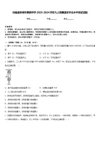 河南省郑州市第四中学2023-2024学年九上物理期末学业水平测试试题含答案