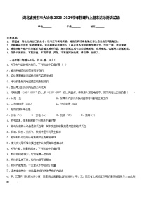 湖北省黄石市大冶市2023-2024学年物理九上期末达标测试试题含答案