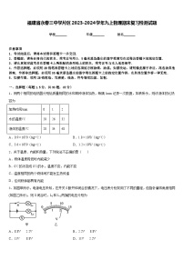 福建省永春三中学片区2023-2024学年九上物理期末复习检测试题含答案