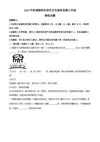 河南省南阳市唐河县2023-2024学年九年级上学期1月期末物理试题