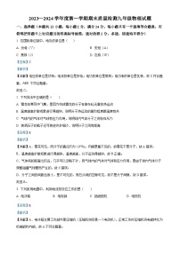 山东省菏泽市鄄城县2023-2024学年九年级上学期1月期末物理试题
