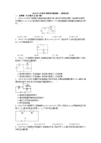 2024年九年级中考物理专题训练——欧姆定律