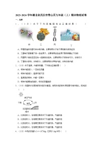 湖北省武汉市青山区2023-2024学年九年级上学期期末物理试卷