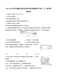 2023-2024学年安徽省合肥市包河区智育联盟校九年级（上）期末物理试卷（含解析）