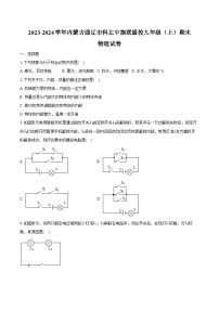 2023-2024学年内蒙古通辽市科左中旗联盟校九年级（上）期末物理试卷（含解析）