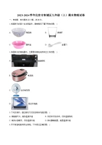 2023-2024学年北京市东城区九年级（上）期末物理试卷（含解析）