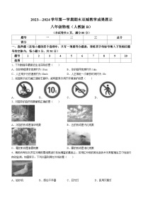 山西省忻州地区2023-2024学年八年级上学期期末双减效果展示物理试题