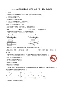 2023-2024学年新疆和田地区八年级（上）期末物理试卷（含解析）