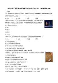 2023-2024学年陕西省渭南市华阴市九年级（上）期末物理试卷（含解析）