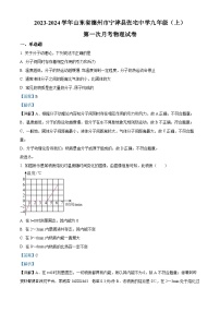 58，山东省德州市宁津县张宅中学2023-2024学年九年级上学期第一次月考物理试题